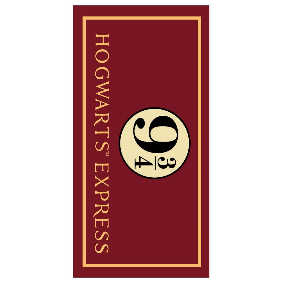 Serviette De Bain Harry Potter Poudlard Express & Chouette Hedwig 70x140 Cm - 100% Coton