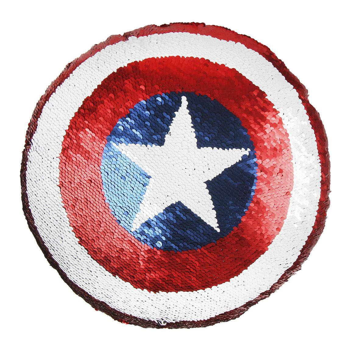Avengers coussin paillettes Captain America 30 x 30 cm