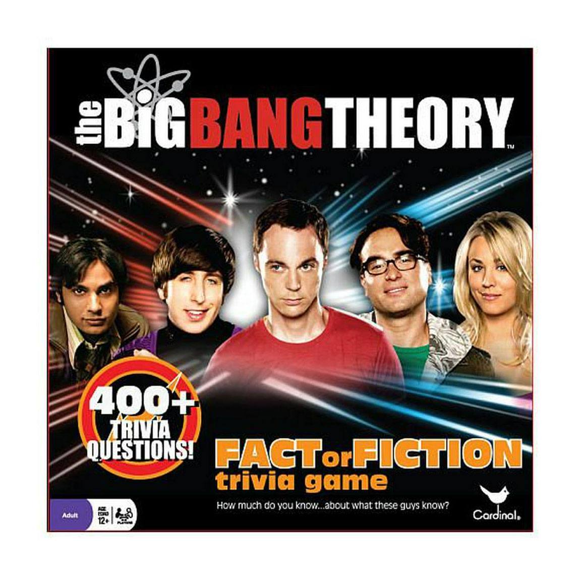 The Big Bang Theory jeu de plateau Trivia Fact or Fiction *ANGLAIS*