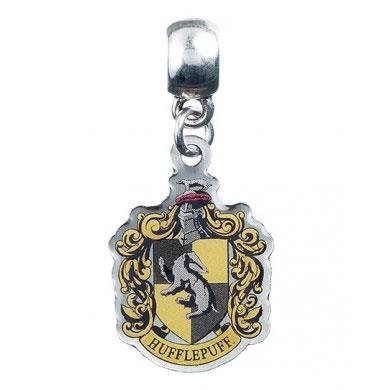 Harry Potter breloque plaque argent Hufflepuff Crest