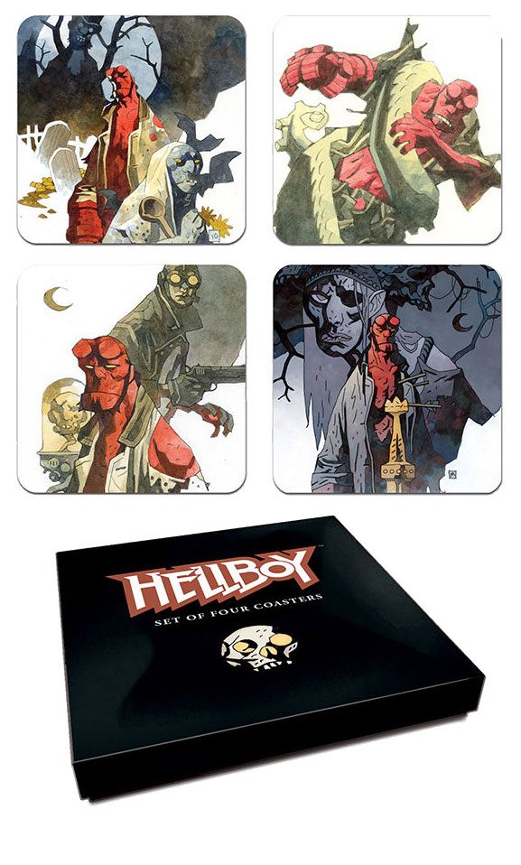 Hellboy sous-verres Mignolas Classic Watercolors