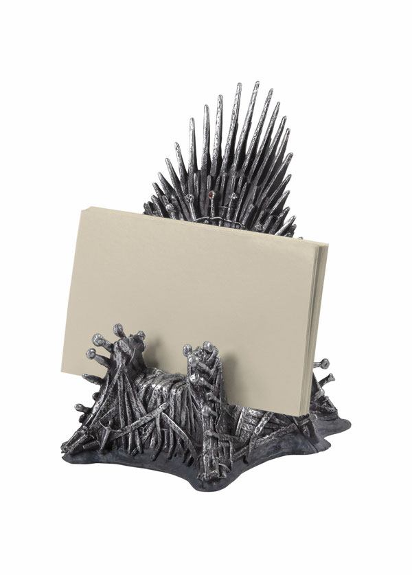 Game of Thrones porte-cartes de visite Le Trne 11 cm