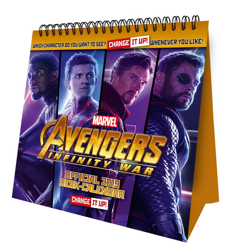 Avengers Infinity War Calendrier de bureau 2019 *ANGLAIS*