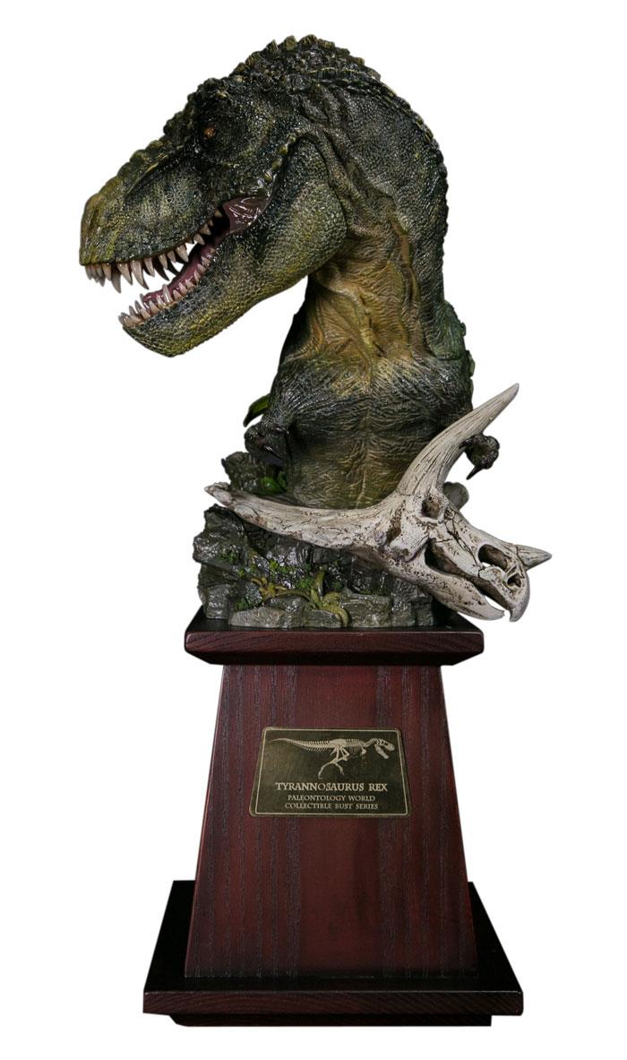 Paleontology World Museum Collection Series buste Tyrannosaurus Rex Green Ver. 40 cm