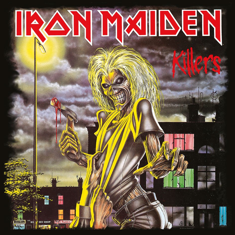 Iron Maiden tableau toile encadr Killers 40 x 40 cm