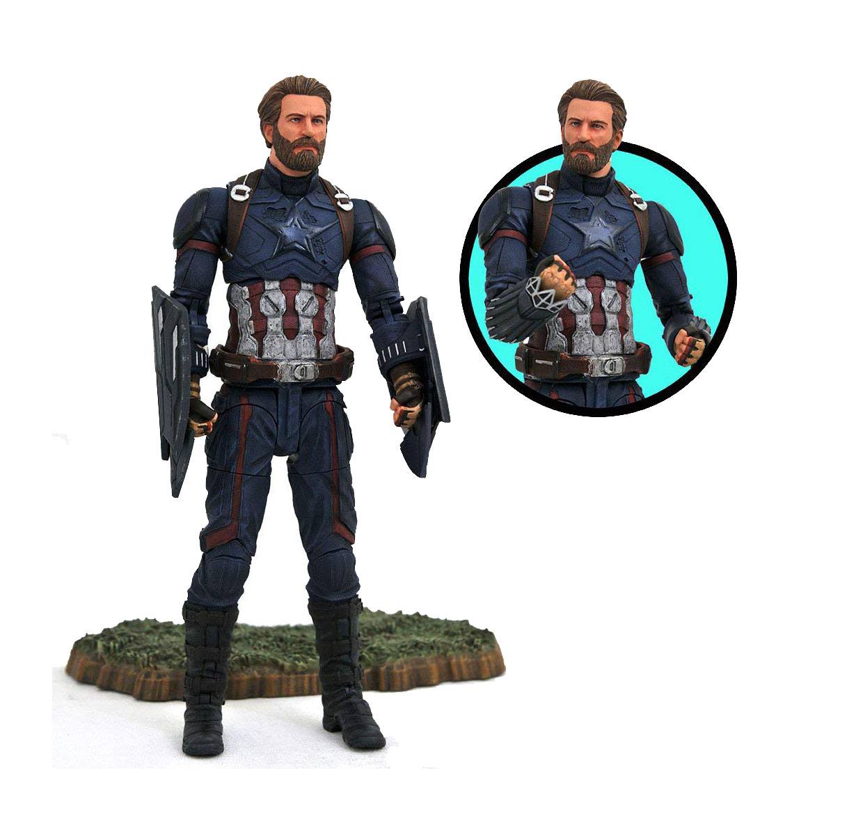 Avengers Infinity War Marvel Select figurine Captain America 18 cm