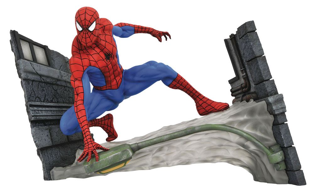 Marvel Comic Gallery statuette Spider-Man Webbing 18 cm