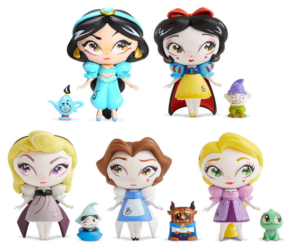 Disney set statuettes vinyle Miss Mindy Princess Series 18 cm