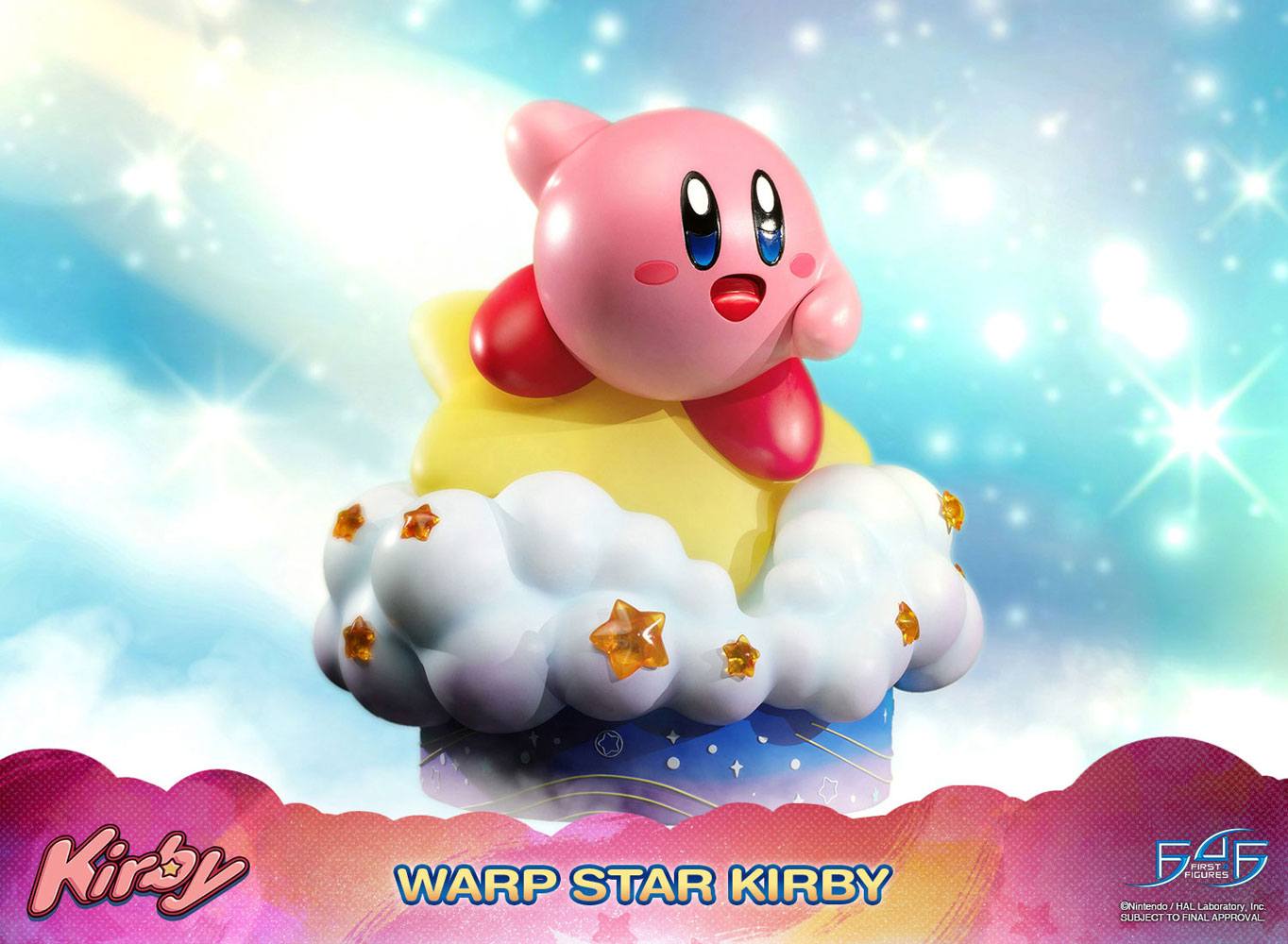 Kirby statuette Warp Star Kirby 30 cm