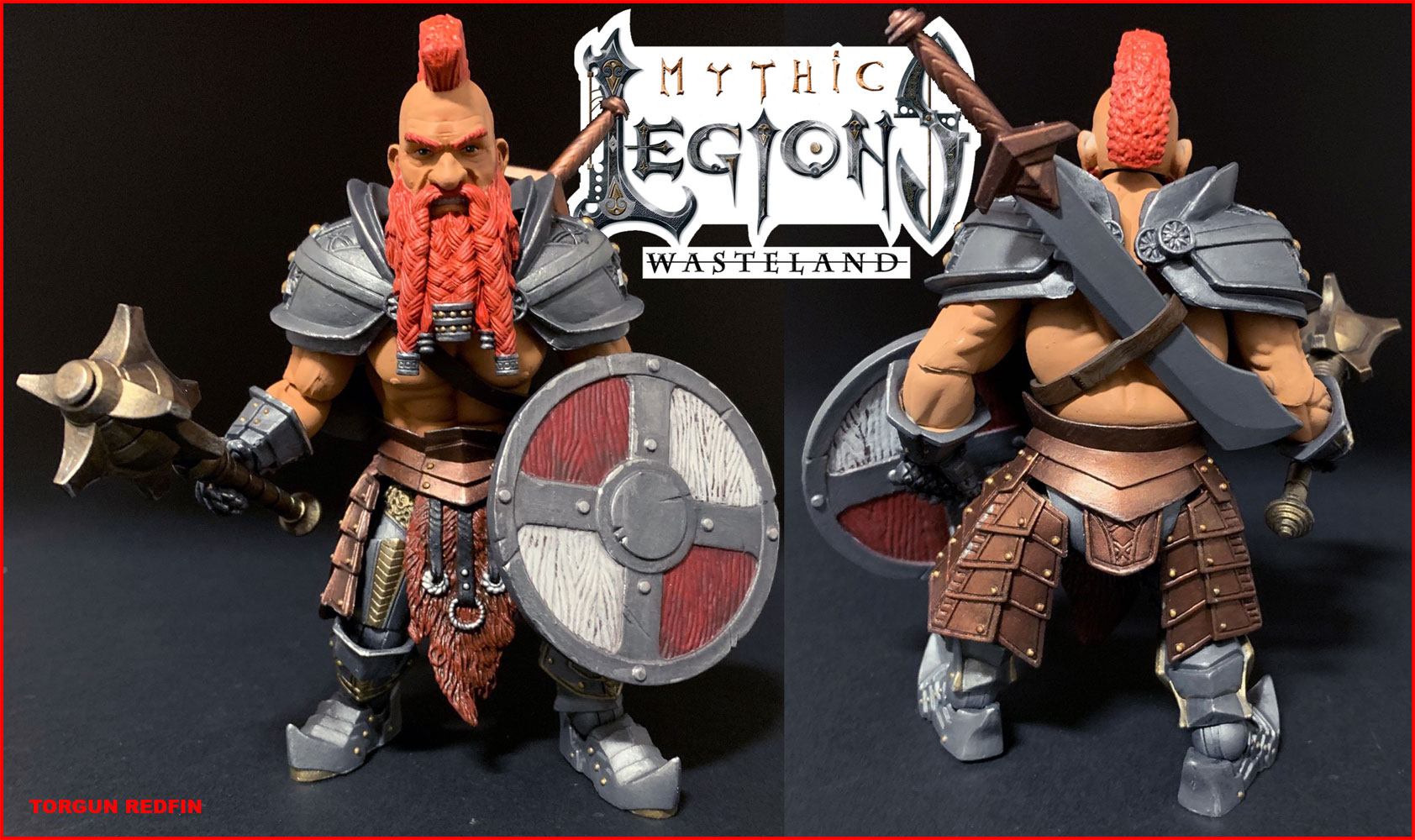 Mythic Legions: Wasteland figurine Torgun Redfin 15 cm