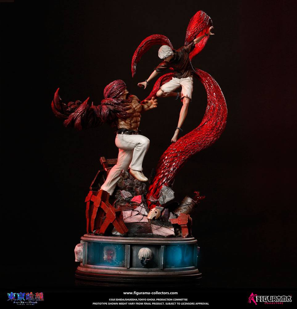 Tokyo Ghoul diorama Elite Fandom 1/6 Kaneki vs Jason 63 cm