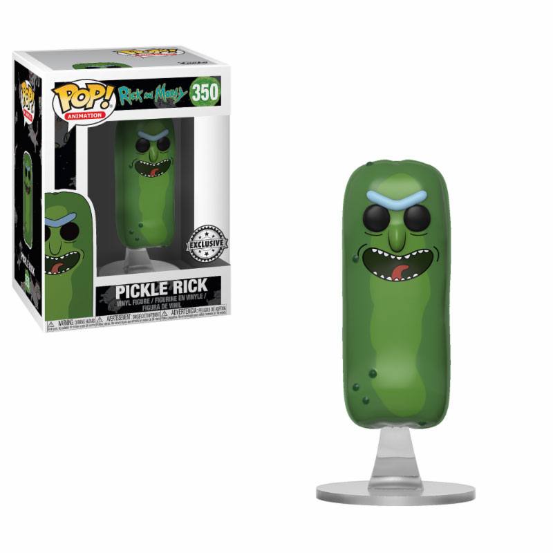 Rick et Morty Figurine POP! Animation Vinyl Pickle Rick 9 cm