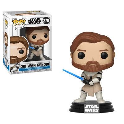 Star Wars Clone Wars POP! Vinyl Bobble Head Obi Wan Kenobi 9 cm