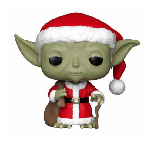 Star Wars POP! Vinyl Bobble Head Holiday Santa Yoda 9 cm