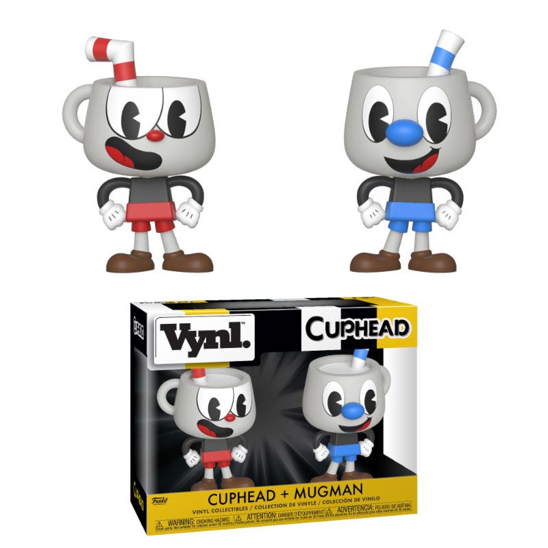 Cuphead pack 2 VYNL Vinyl figurines Cuphead & Mugman 10 cm