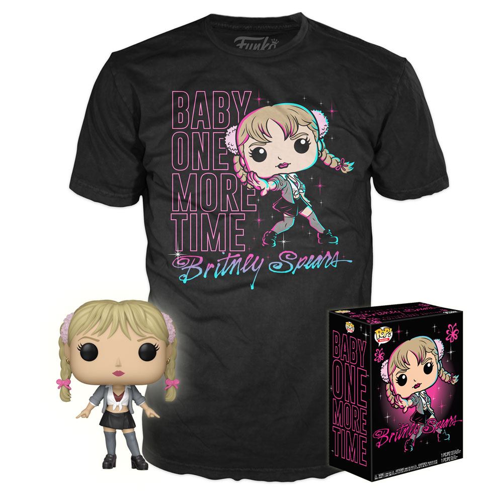 Britney POP! & Tee set figurine et T-Shirt Baby One More Time heo Exclusive (M)