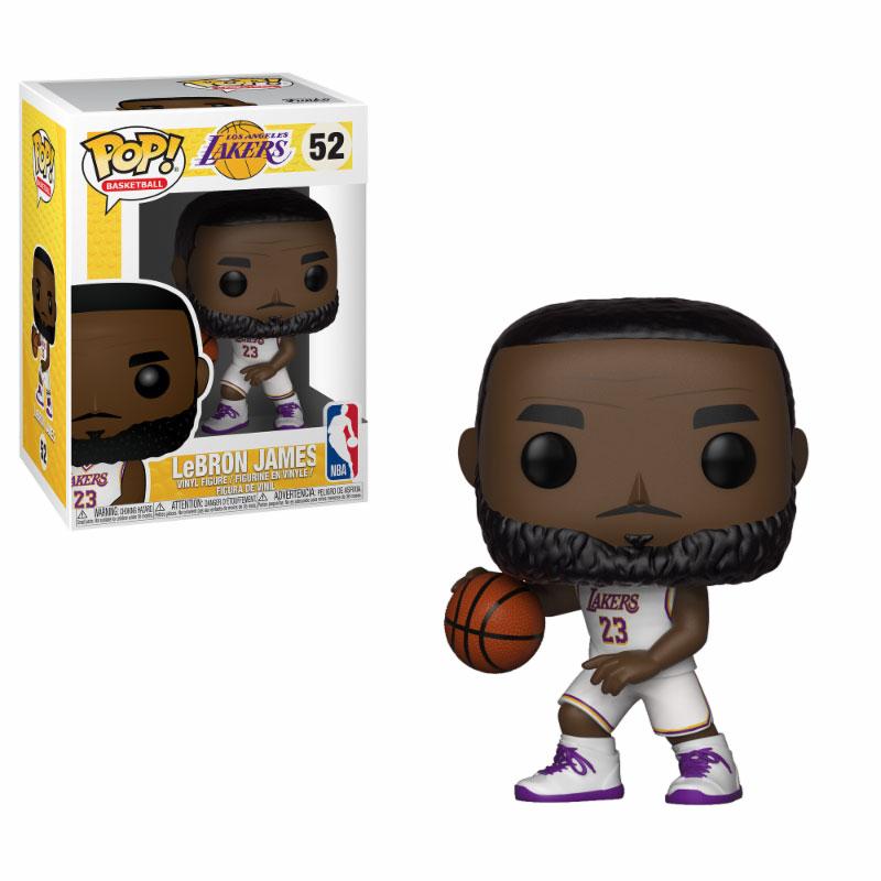 NBA POP! Sports Vinyl Figurine LeBron James White Uniform (Lakers) 9 cm