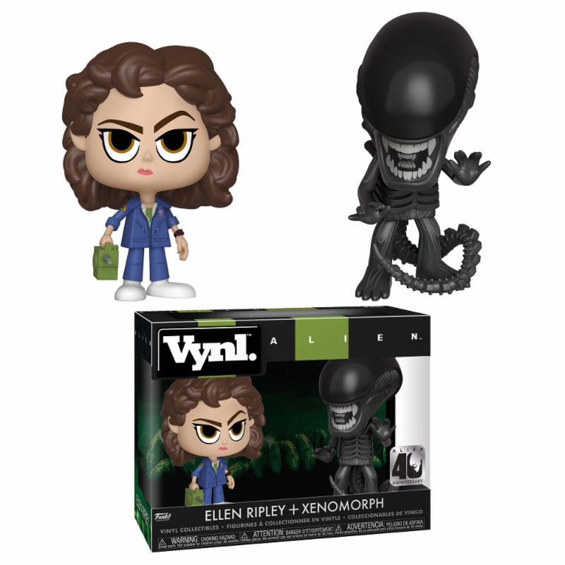 Alien pack 2 VYNL Vinyl figurines Ellen Ripley & Xenomorph 10 cm