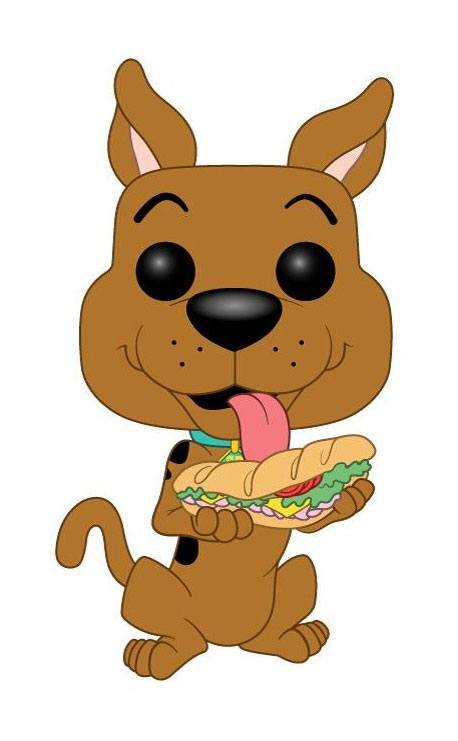 Scooby Doo Figurine POP! Animation Vinyl Scooby Doo w/ Sandwich 9 cm