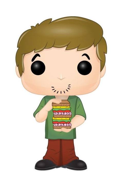 Scooby Doo Figurine POP! Animation Vinyl Shaggy w/ Sandwich 9 cm