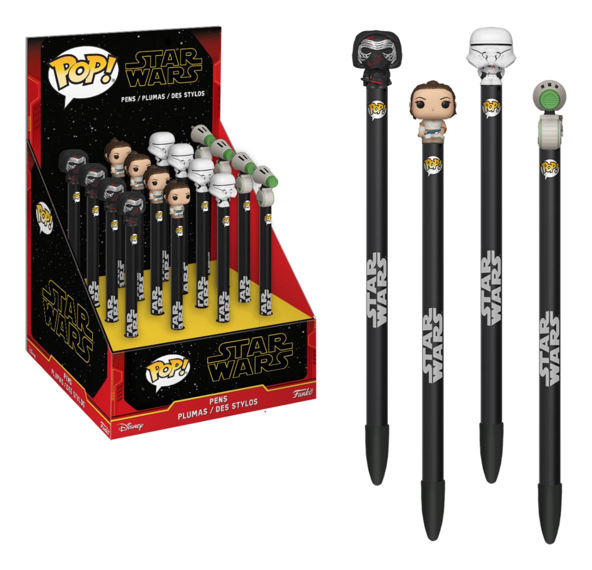 Star Wars Episode IX POP! Homewares prsentoir stylos  bille avec embouts (16)