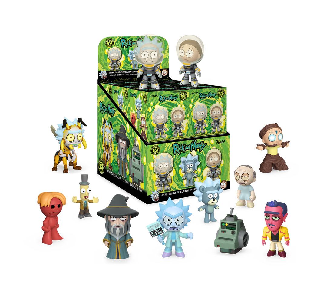 Rick & Morty prsentoir figurines Mystery Minis 6 cm (12)