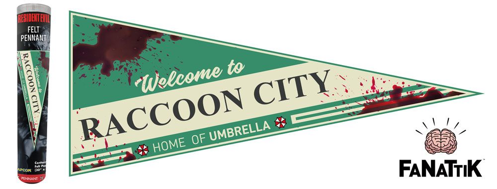 Resident Evil fanion Welcome To Raccoon City