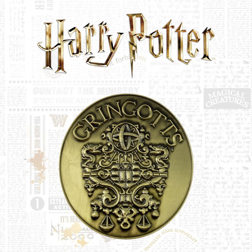 Harry Potter mdaillon Gringotts Crest Limited Edition