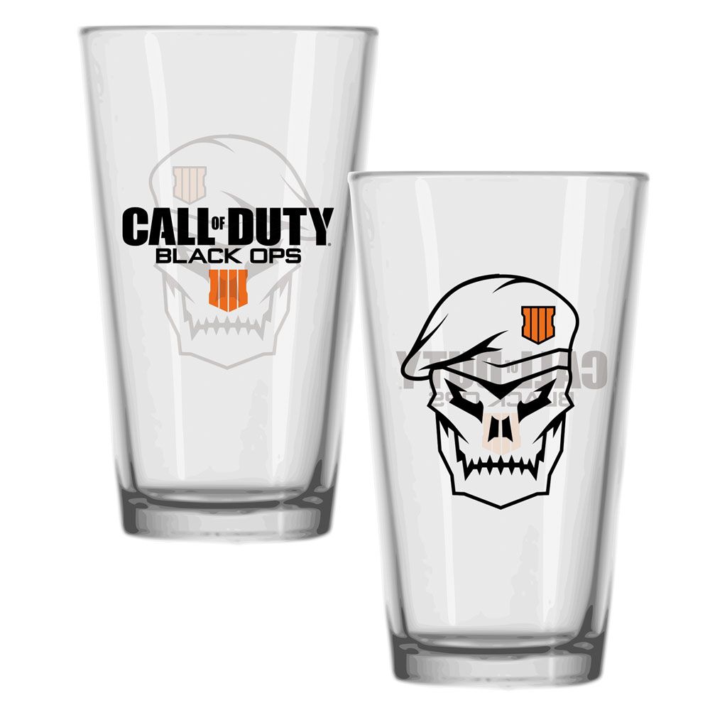 Call of Duty Black Ops 4 verre Skull