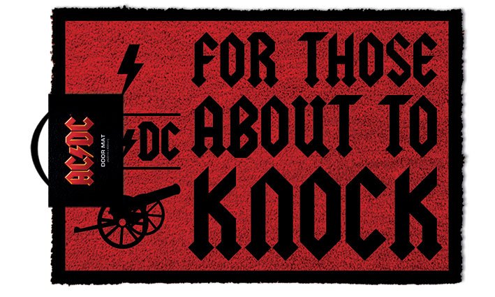 AC/DC paillasson For Those About To Knock 40 x 57 cm
