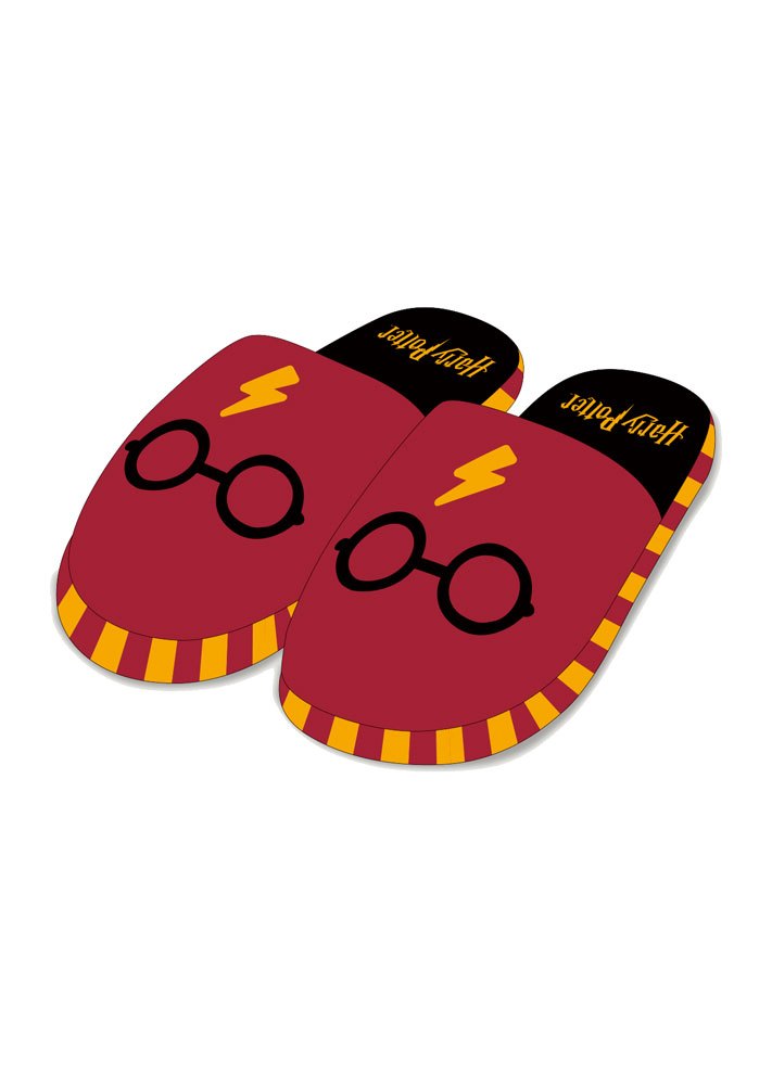 Chaussons Harry Potter Hiver - Sabots Doublés Polaire Avec Charms Amovibles - Taille Femme/ado