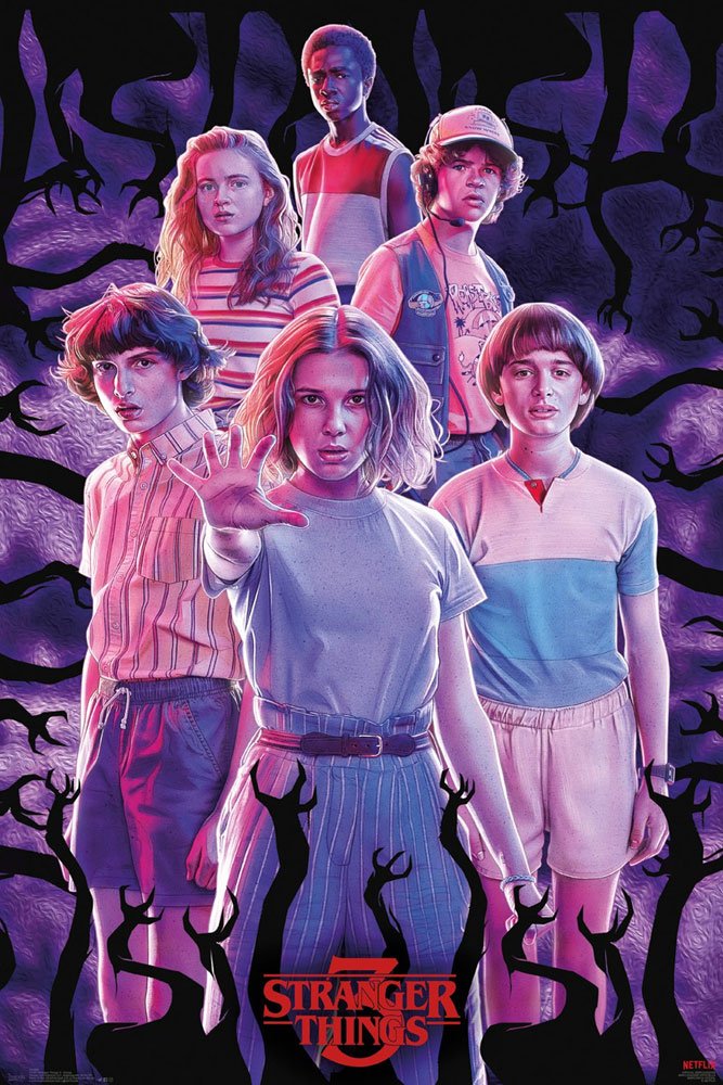 Stranger Things 3 pack posters Group 61 x 91 cm (5)