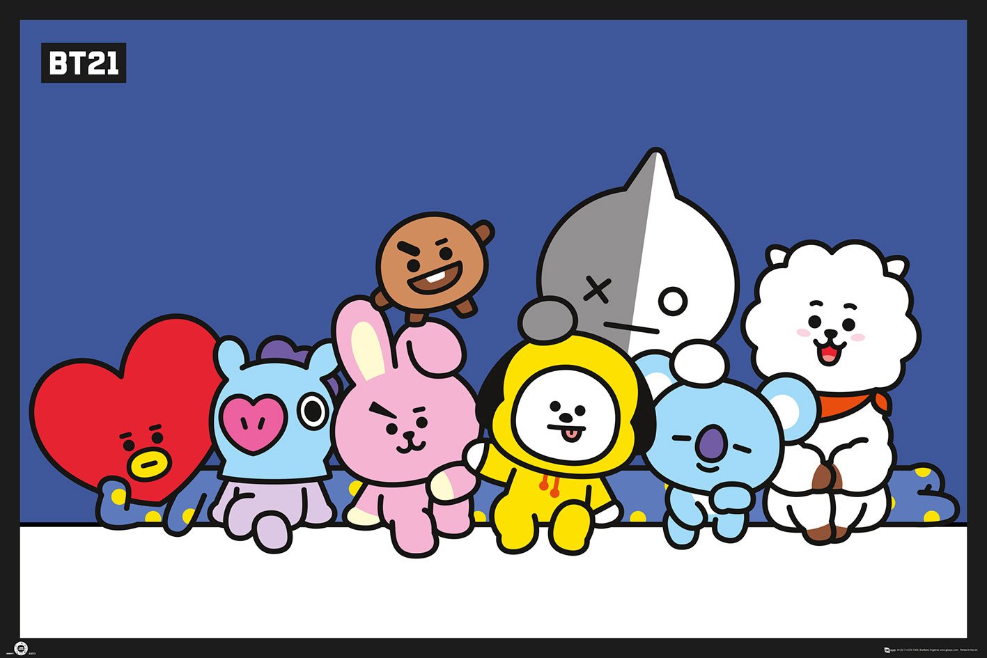 BT21 pack posters Group 61 x 91 cm (5)