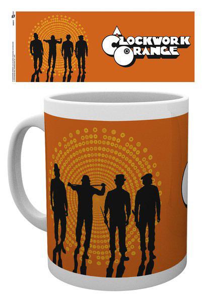 Orange mcanique mug Silhouettes