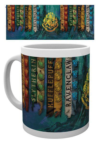Harry Potter mug House Flags