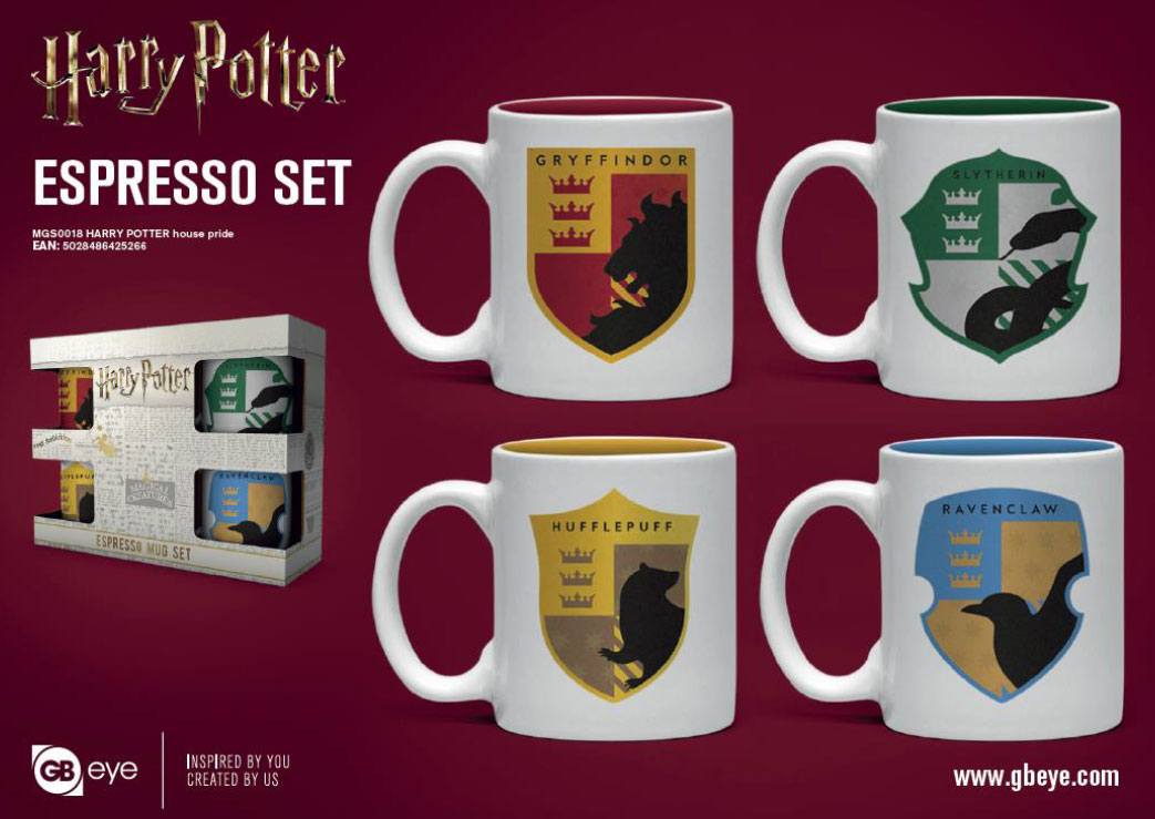 Harry Potter pack 4 tasses Espresso House Pride