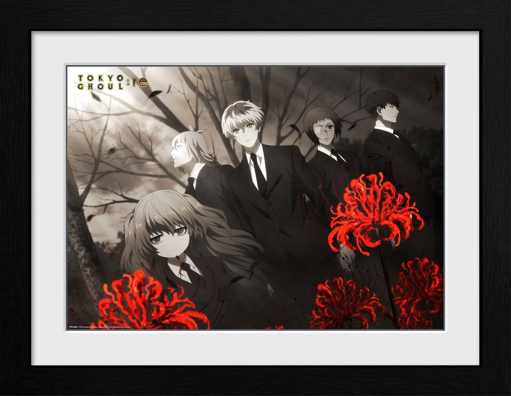 Tokyo Ghoul poster encadr Collector Print Red Flowers