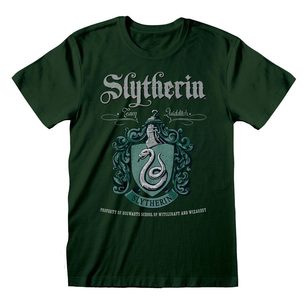 Harry Potter T-Shirt Slytherin Green Crest (M)