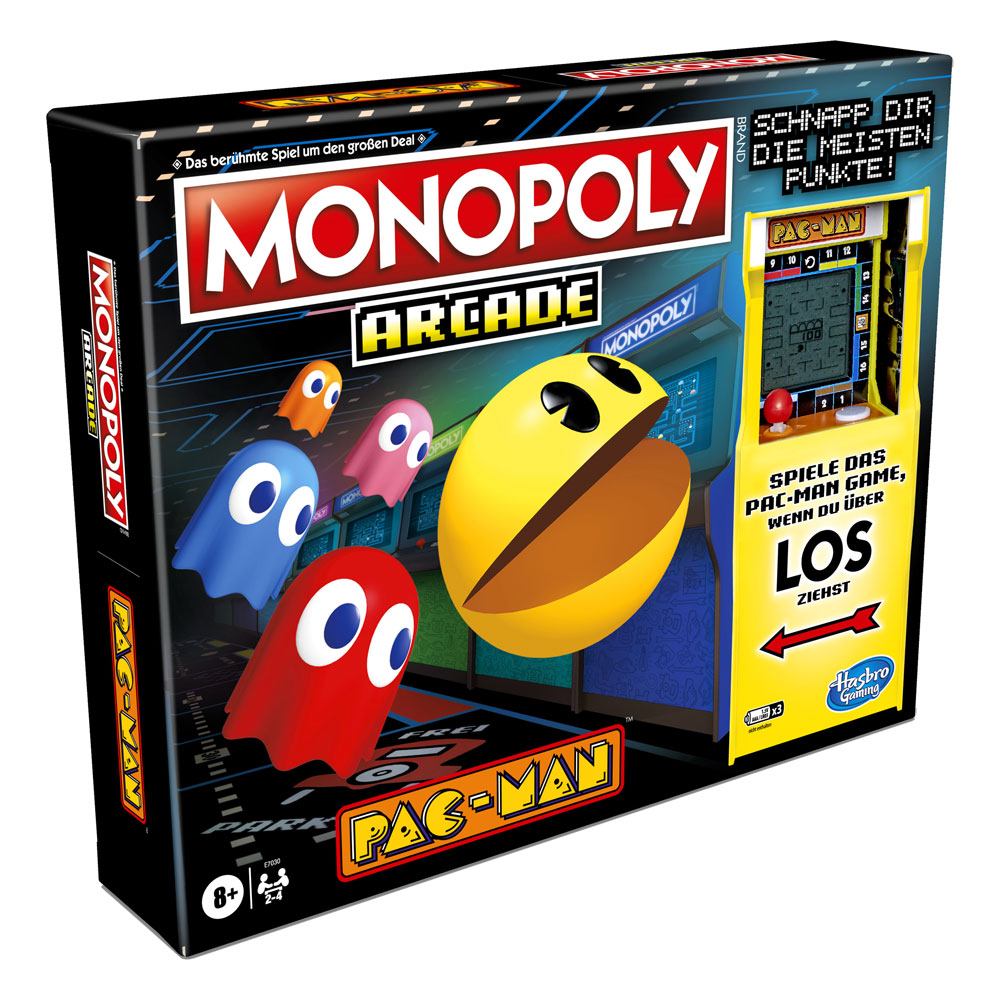 Pac-Man Arcade jeu de plateau Monopoly *ALLEMAND*