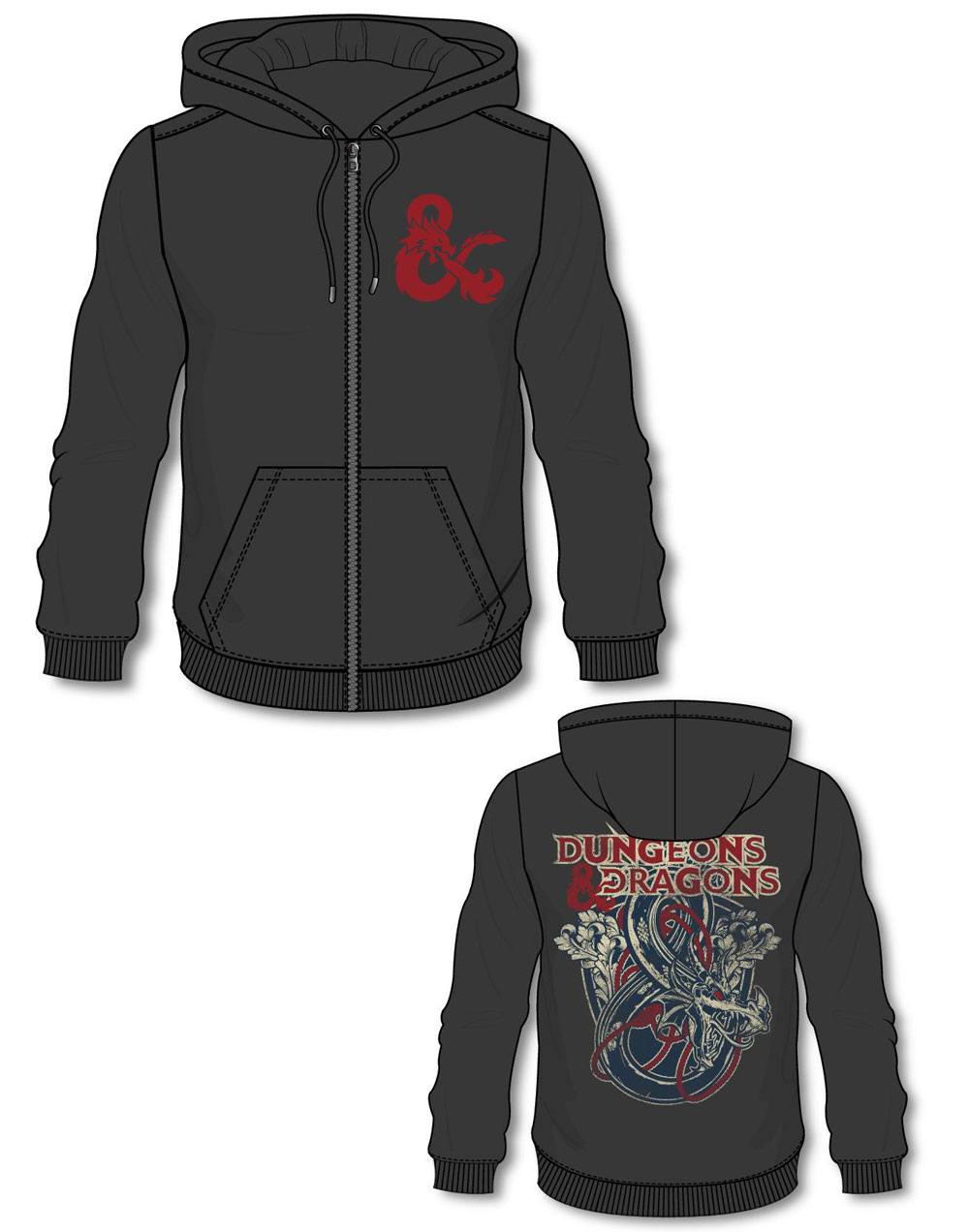 Dungeons & Dragons Sweater  capuche Iconic Logo (L)