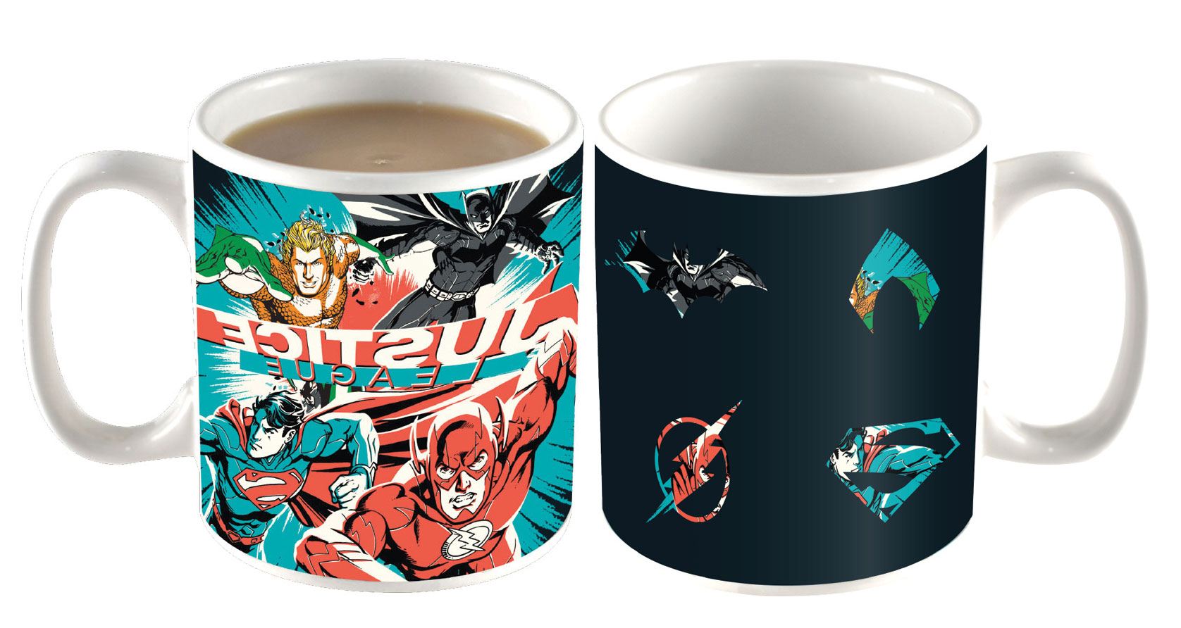 DC Comics mug effet thermique Justice League