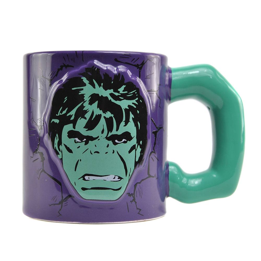 Marvel Comics mug Embossed Hulk