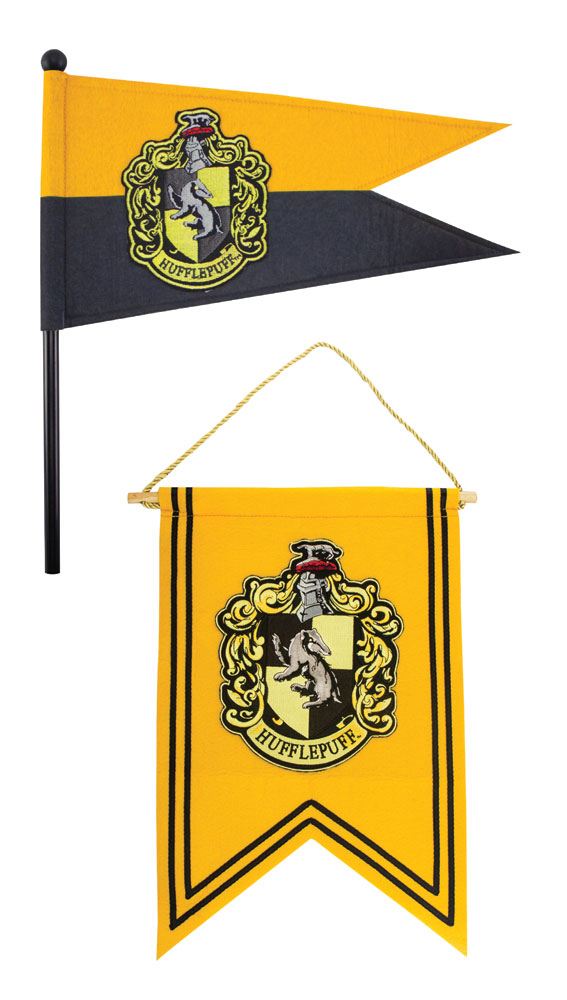Harry Potter set bannière & drapeau Hufflepuff