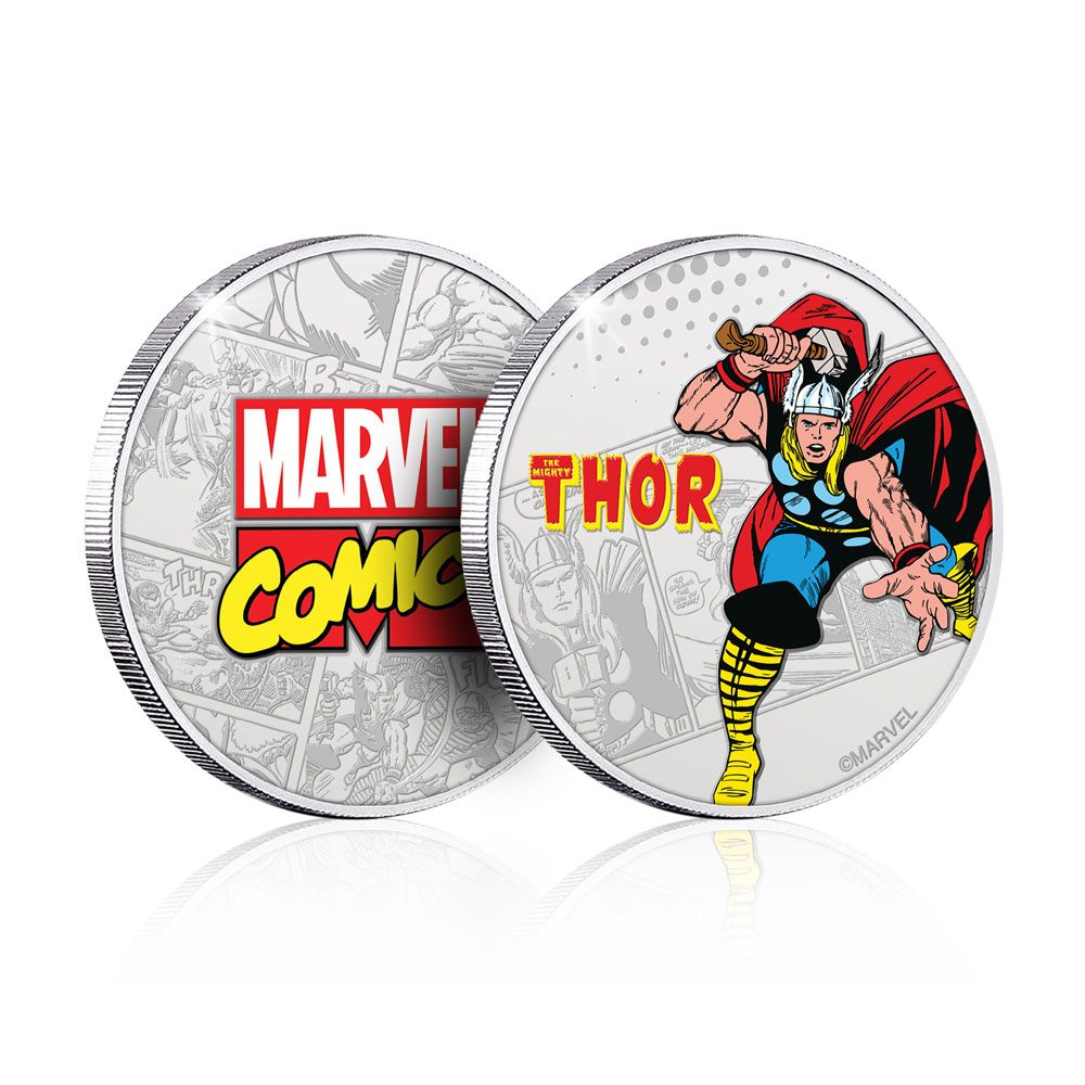 Marvel pice de collection Thor (plaqu argent)