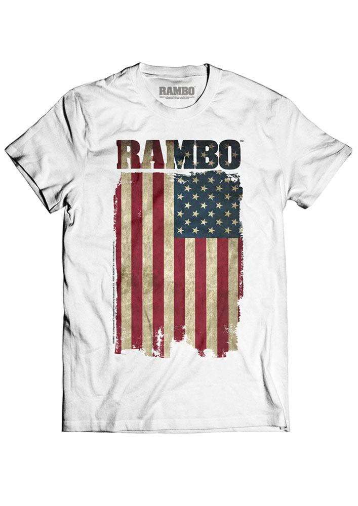 Rambo T-Shirt Flag (L)