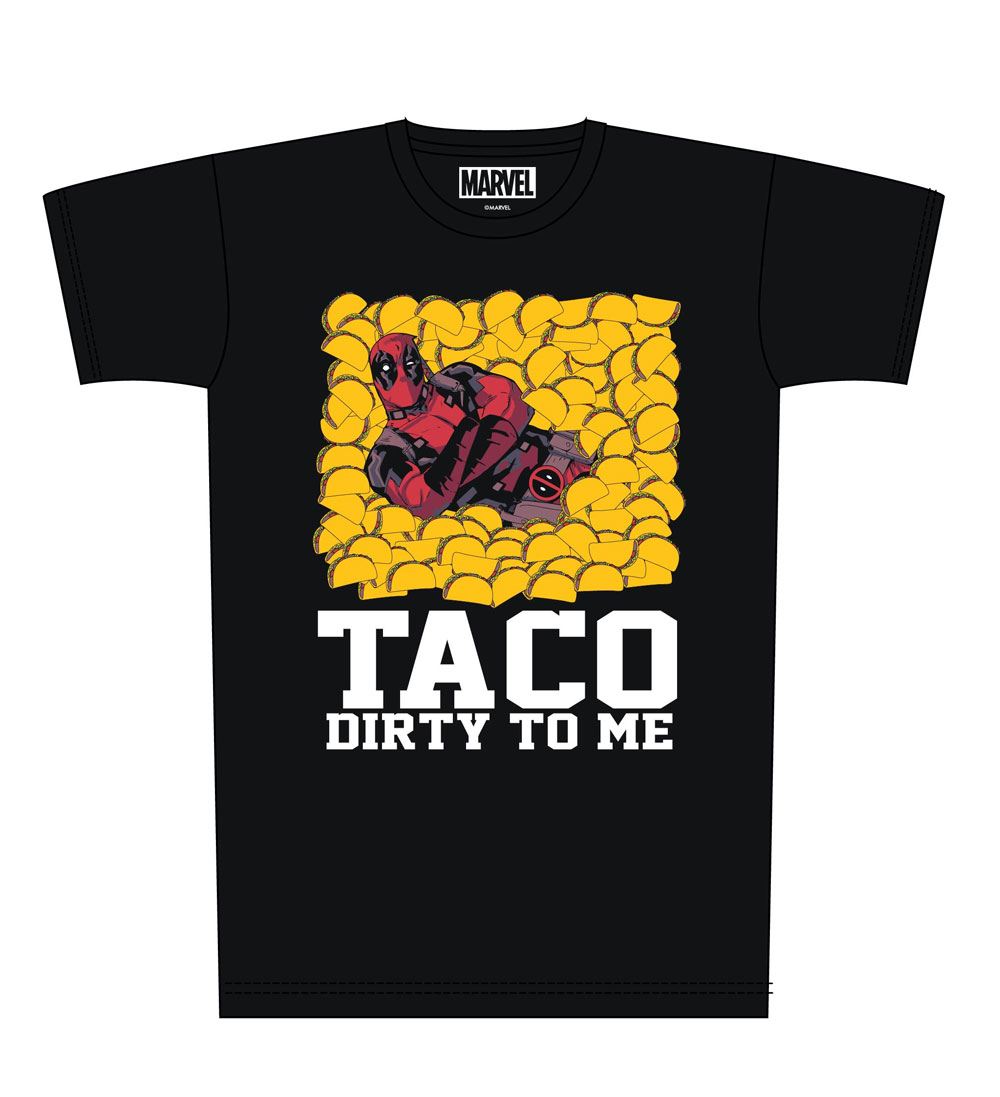 Deadpool T-Shirt Taco Dirty To Me (M)