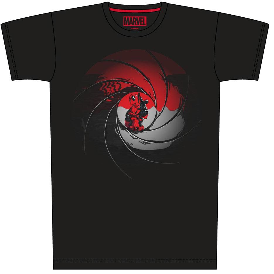 Deadpool T-Shirt Gun Barrel Pose (S)
