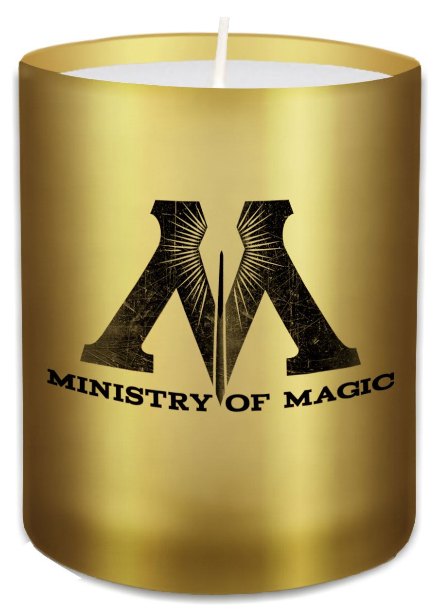 Harry Potter bougie verre Ministry of Magic 6 x 7 cm
