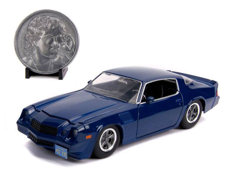 Stranger Things 1/24 Billy\'s 1979 Chevy Camaro Z28 mtal avec pice de collection