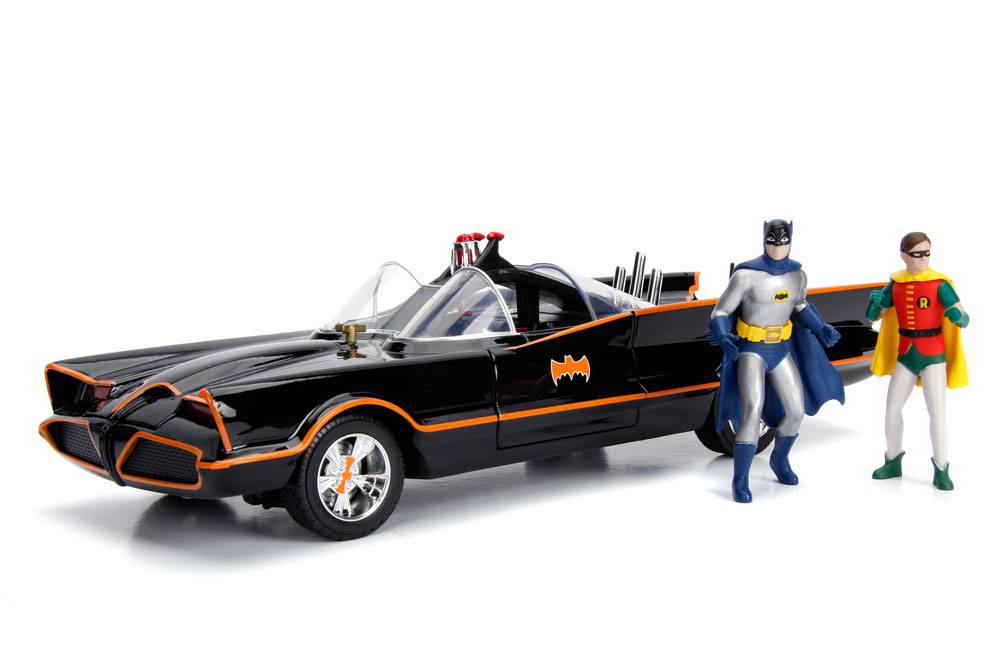Batman 1/18 1966 Batmobile mtal avec figurines